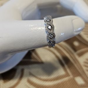 Kay Jewelers 1/3 CT TW Round-Cut Anniversary Band 14 K White Gold🌹